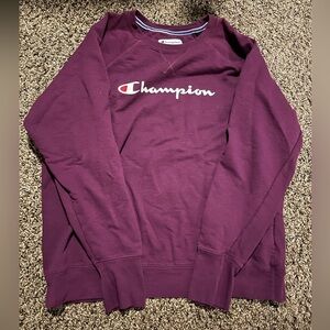 Champion Purple crewneck XL
